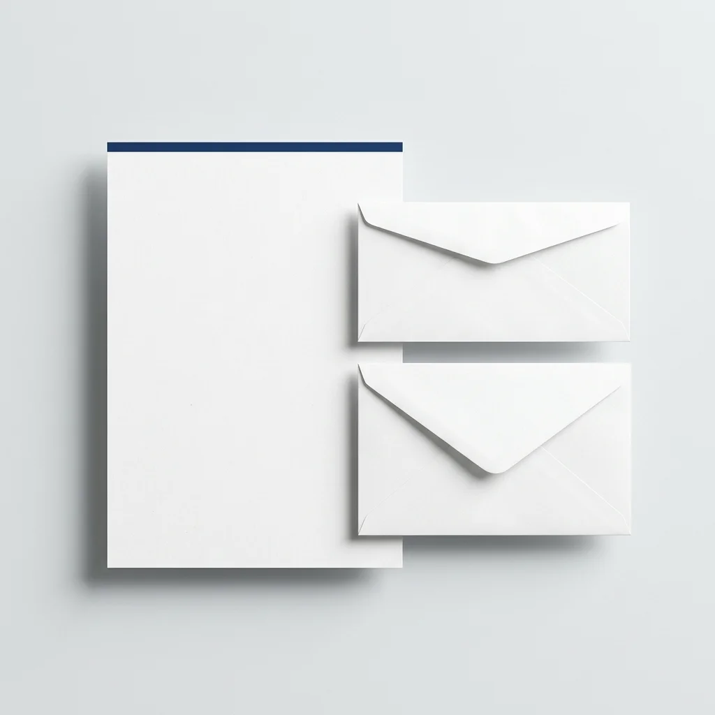 Letterheads and envelopes